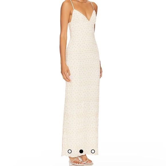 Camila Coelho Cream Maxi Dress - Picture 4 of 14